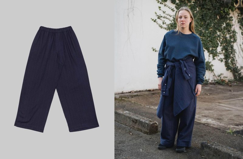 Claude Pants -  Base Range / Purple stripe