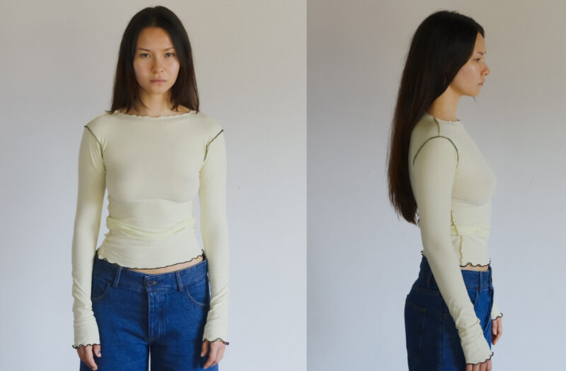 Vein Long sleeve/ Iguana lime - Base Range (pre order)