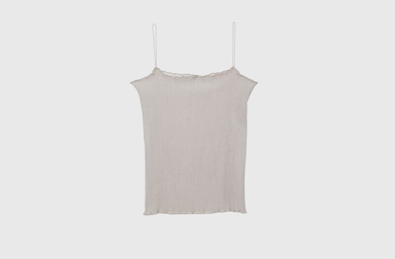 Sti Top - Pleated Cotton Silk/ Baserange