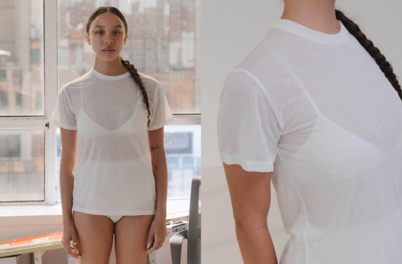 Tee Shirt - Bamboo Lyocell /White - Base Range