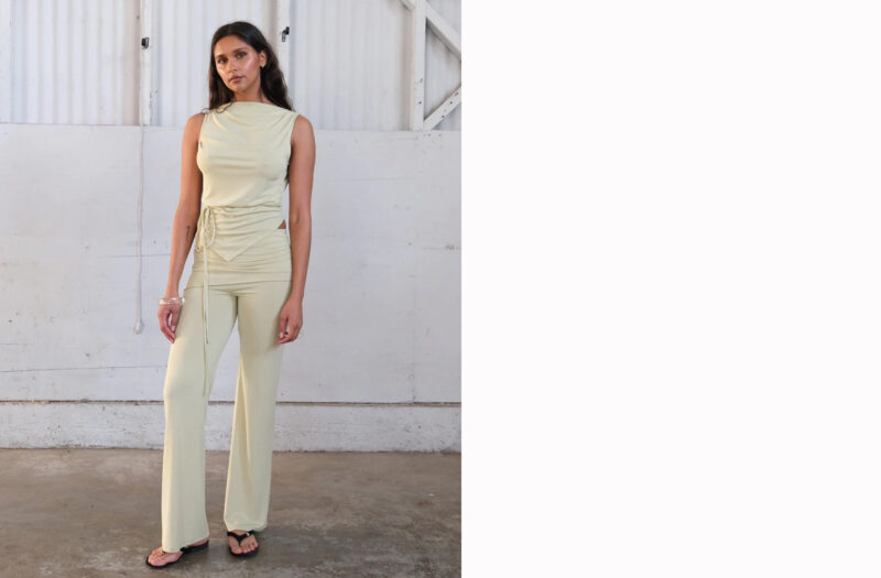Porto Pants /Melon - Geel