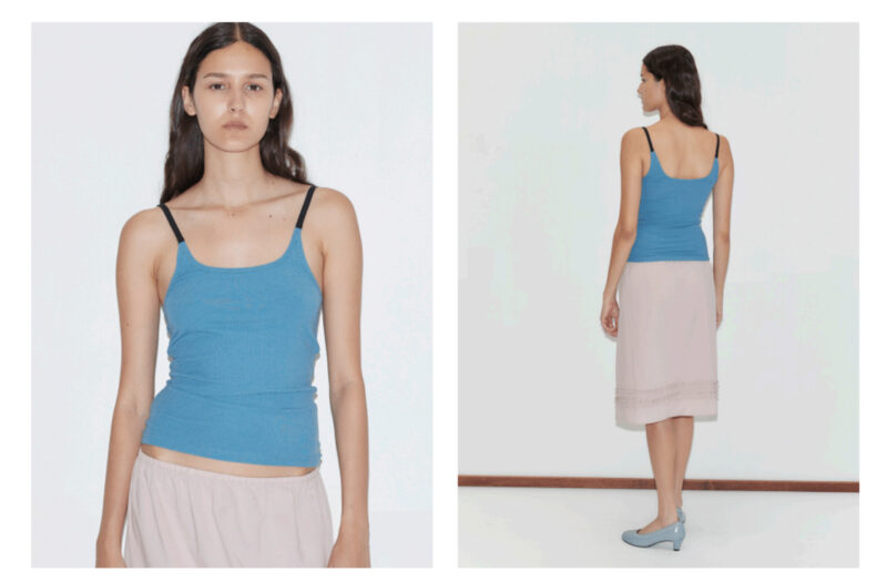 Rib jersey tank - Deiji Studios