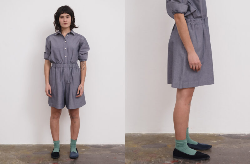 Claude Shorts /Organic Cotton Poplin - Base Range