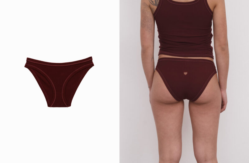 Heart Bell Pants / Nara red - Base Range