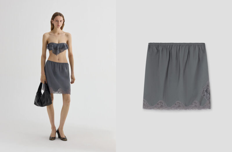 Katalin skirt - Grey / gimaguas (pre order)