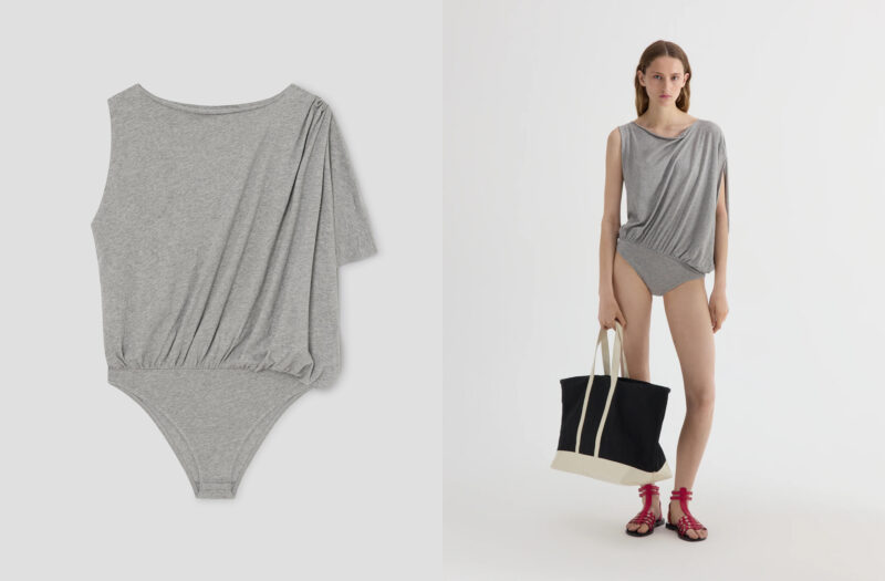 Nerida bodysuit - Grey / gimaguas (pre order)