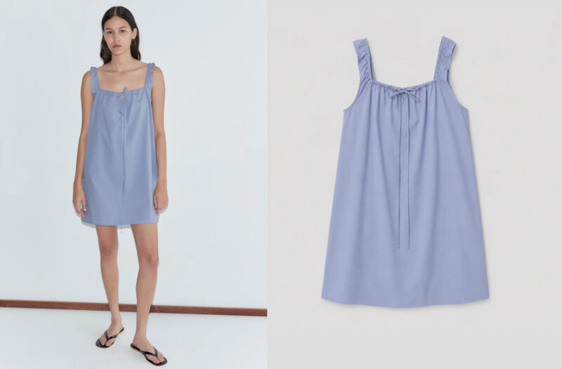 Bow dress in Iris - Deiji Studios (pre order)